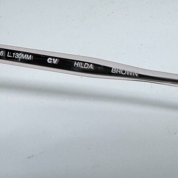 BCBG MAXAZRIA Hilda Brown Blue Square Eyeglasses Frames 50-16 130 H17664 - Picture 6 of 7